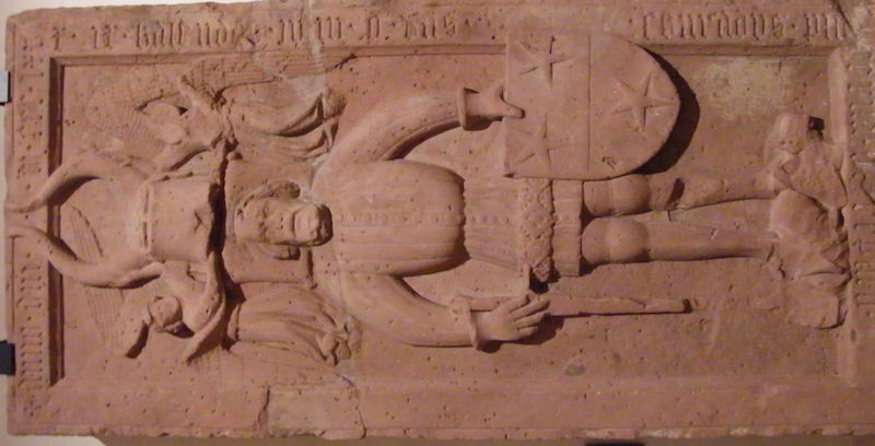 Germany Schonau - Evangelische Church Konrad V Schenk von Erbach 1380